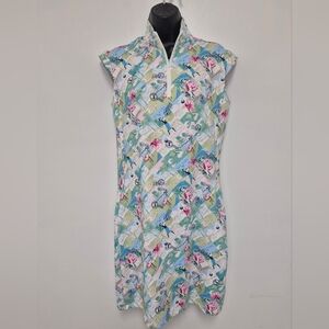 Sansoleil Golf Novelty Print Performance Stretch Dress sz M